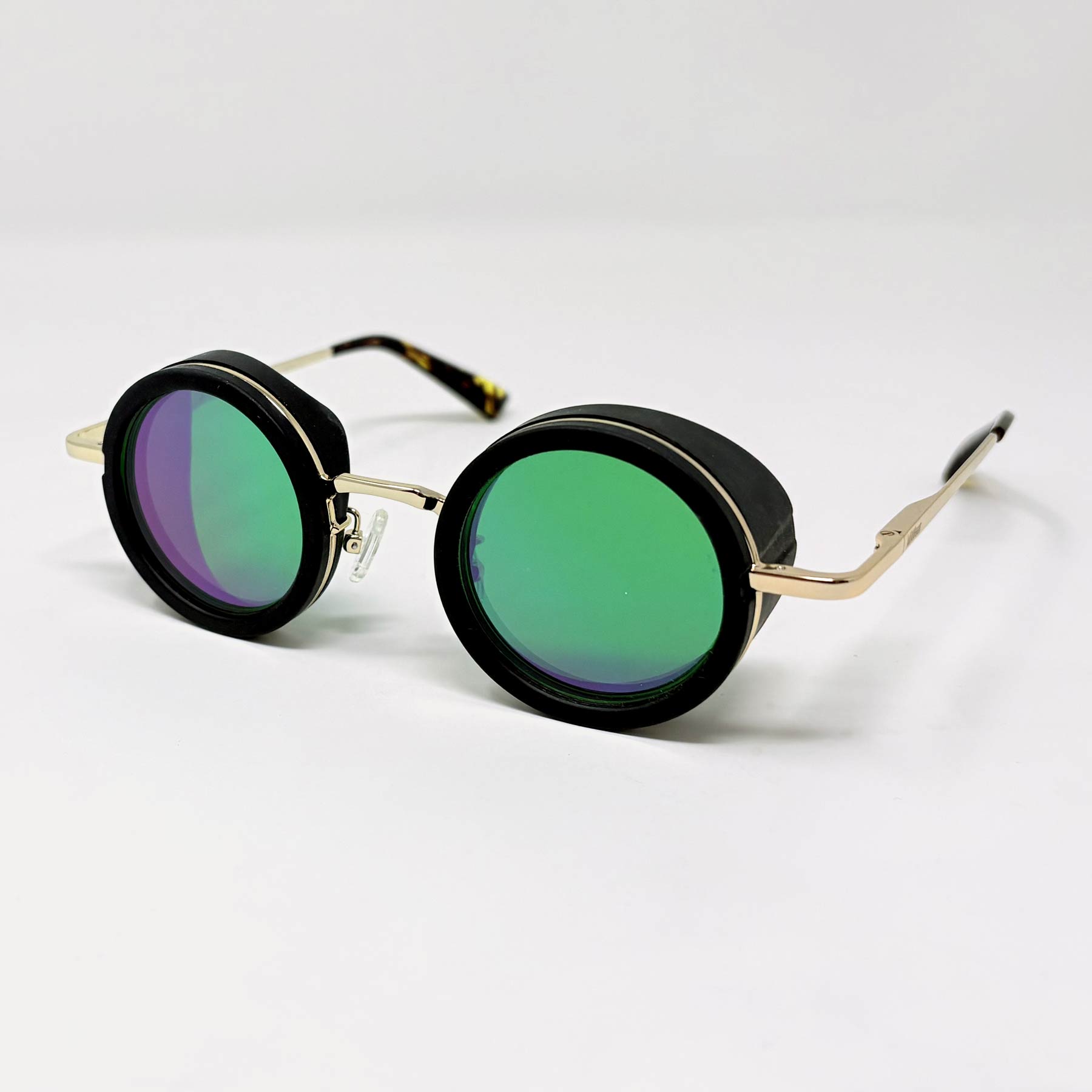 A product photo of MiOptics Pro glasses.